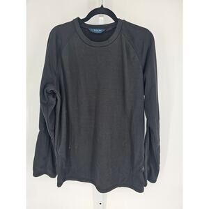 Iceburg Designs Womens Sz XL Crewneck Sweatshirt Solid Black